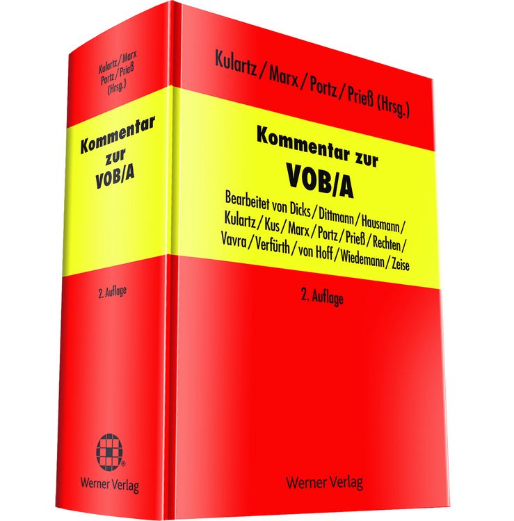 Produktbild: Kommentar zur VOB/A