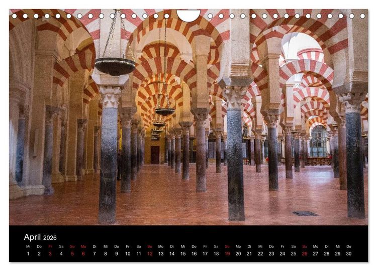 Produktbild: Andalusien (Wandkalender 2026 DIN A4 quer), CALVENDO Monatskalender