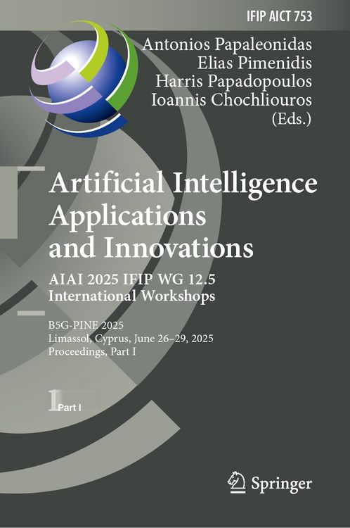 Produktbild: Artificial Intelligence Applications and Innovations. AIAI 2025 IFIP WG 12.5 International Workshops