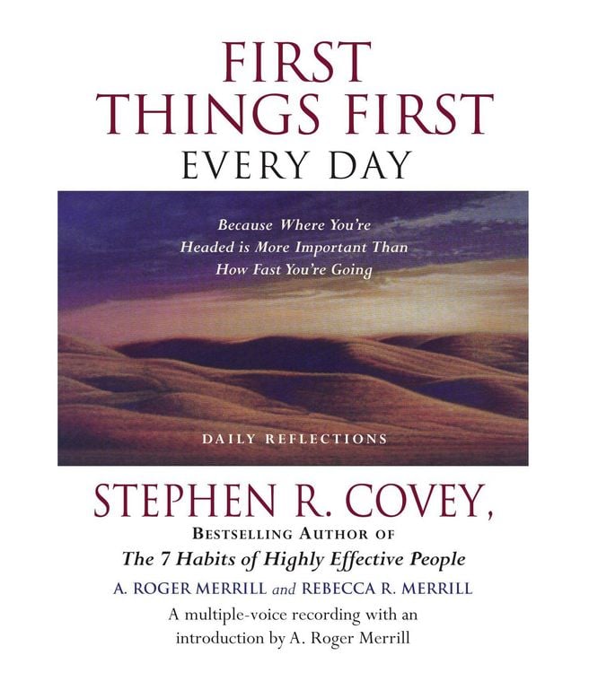 Produktbild: First Things First Every Day
