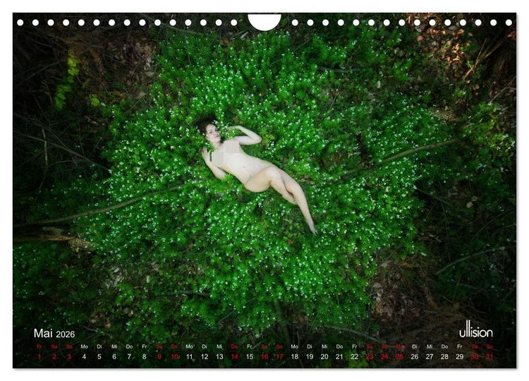 Produktbild: Poesie der Stille &ndash; Akt in der Natur (Wandkalender 2026 DIN A4 quer), CALVENDO Monatskalender