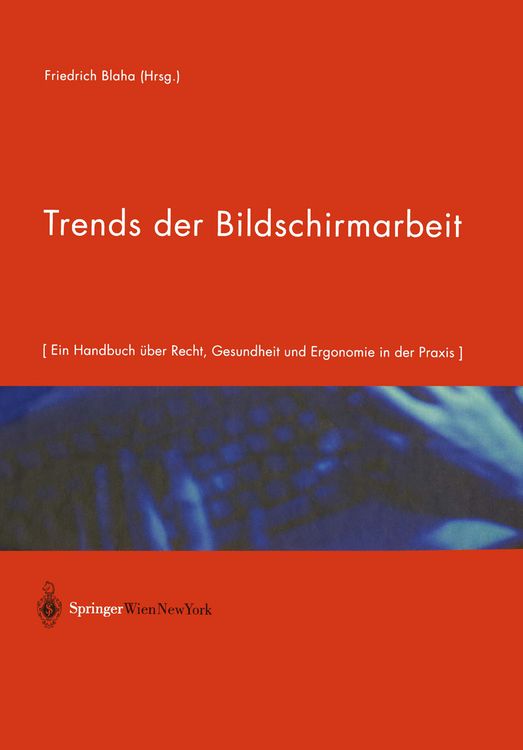 Produktbild: Trends der Bildschirmarbeit