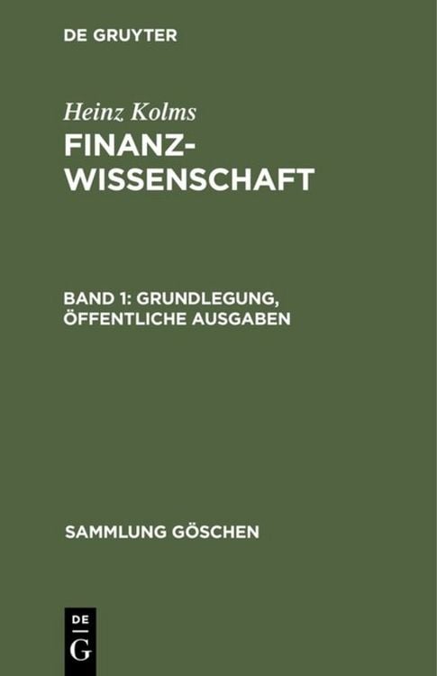 Produktbild: Grundlegung, &ouml;ffentliche Ausgaben