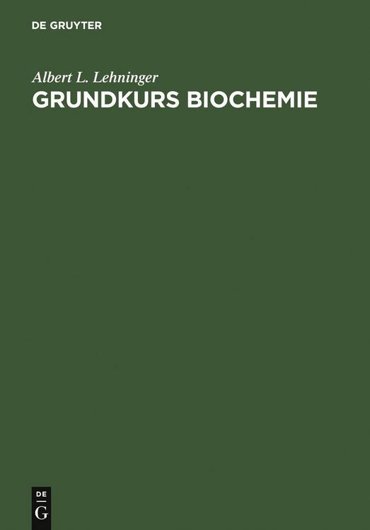 Produktbild: Grundkurs Biochemie