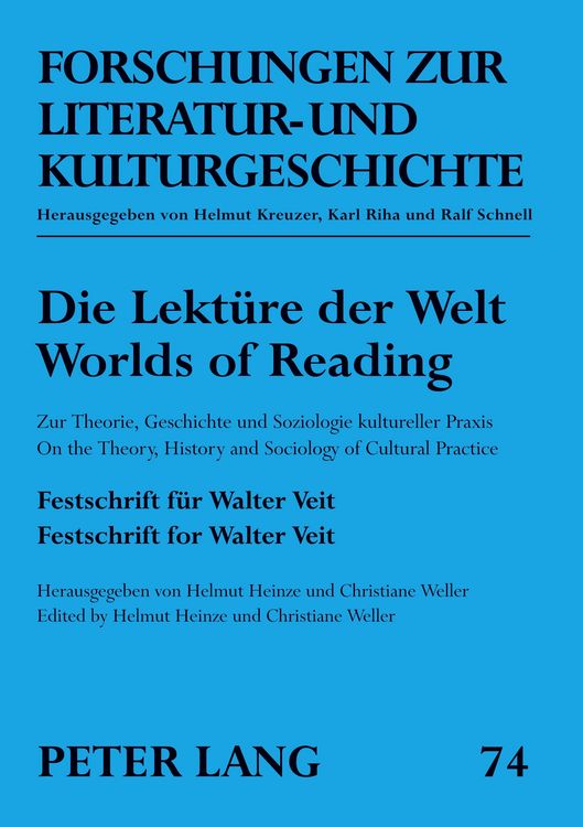 Produktbild: Die Lekt&uuml;re der Welt- Worlds of Reading