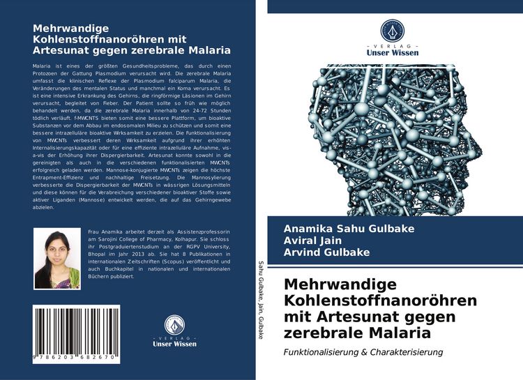 Produktbild: Mehrwandige Kohlenstoffnanor&ouml;hren mit Artesunat gegen zerebrale Malaria