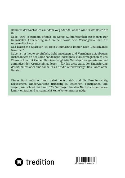 Produktbild: Finanzielle Freiheit f&uuml;r unsere Kinder!