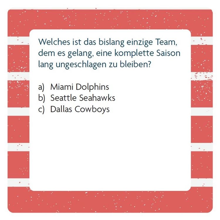 Produktbild: Das American Football-Quiz