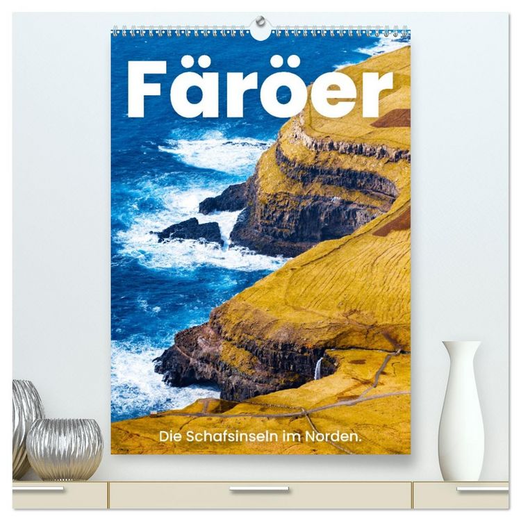 Produktbild: F&auml;r&ouml;er - Die Schafsinseln im Norden. (hochwertiger Premium Wandkalender 2026 DIN A2 hoch), Kunstdruck in Hochglanz