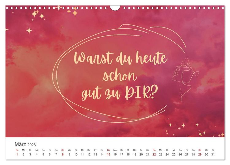 Produktbild: Lass Freude dein Kompass sein (Wandkalender 2026 DIN A3 quer), CALVENDO Monatskalender