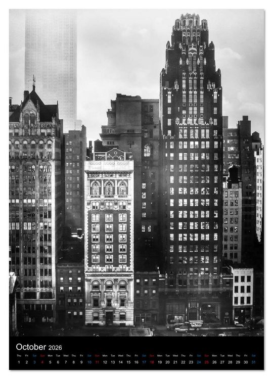 Produktbild: Historic New York 1936 (Wall Calendar 2026 DIN A3 portrait), CALVENDO 12 Month Wall Calendar