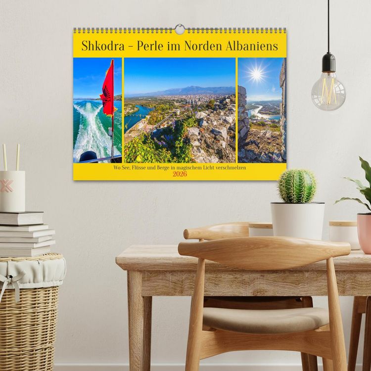 Produktbild: Shkodra &ndash; Perle im Norden Albaniens (Wandkalender 2026 DIN A3 quer), CALVENDO Monatskalender