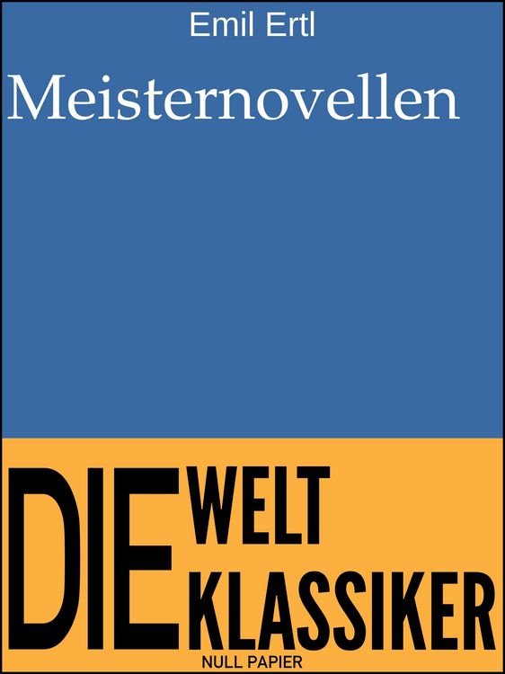Produktbild: Meisternovellen