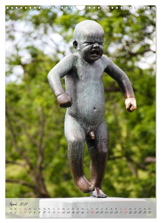 Produktbild: Vigeland (Wandkalender 2027 DIN A3 hoch), CALVENDO Monatskalender