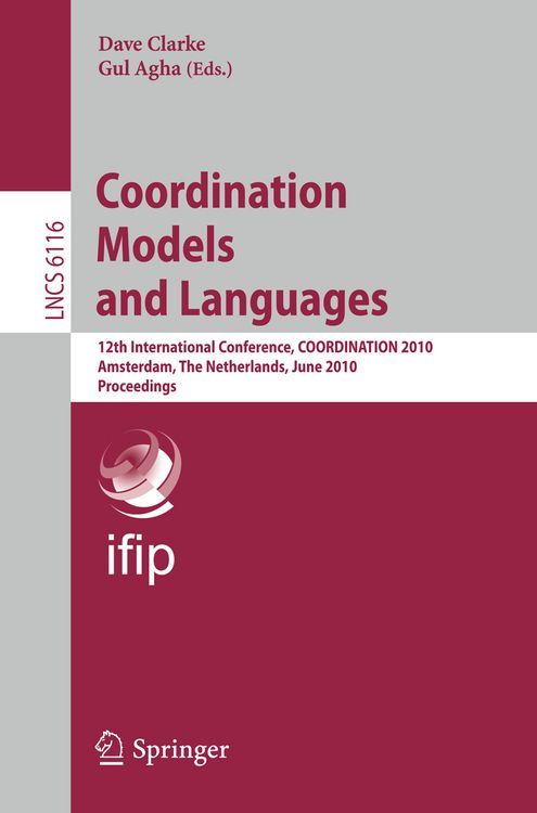 Produktbild: Coordination Models and Languages