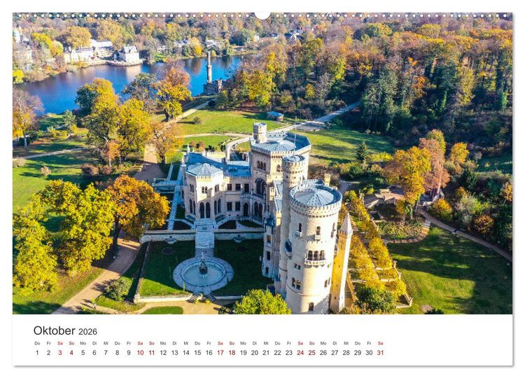Produktbild: Potsdam - UNESCO Weltkulturerbe und Stadt der Schl&ouml;sser und G&auml;rten (Wandkalender 2026 DIN A2 quer), CALVENDO Monatskalender