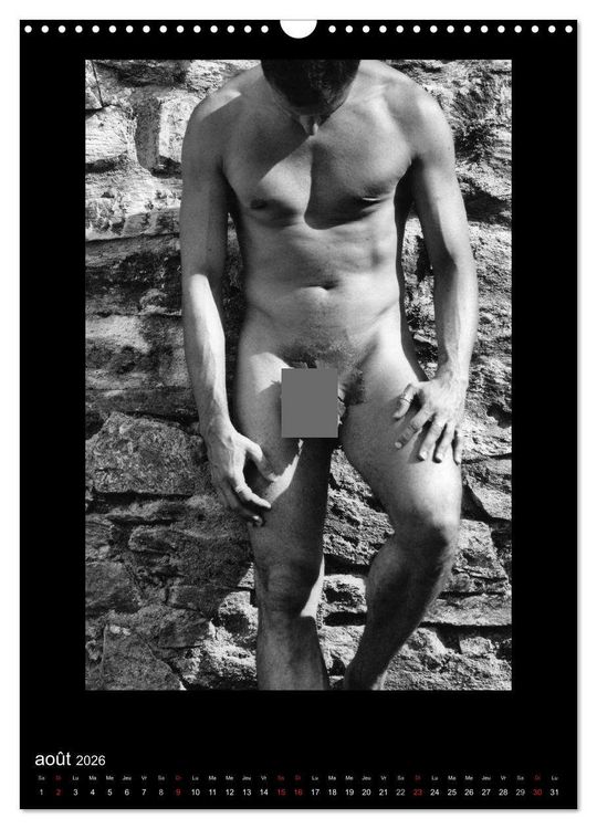 Produktbild: Au Masculin (Calendrier mural 2026 DIN A3 horizontal), CALVENDO calendrier mensuel