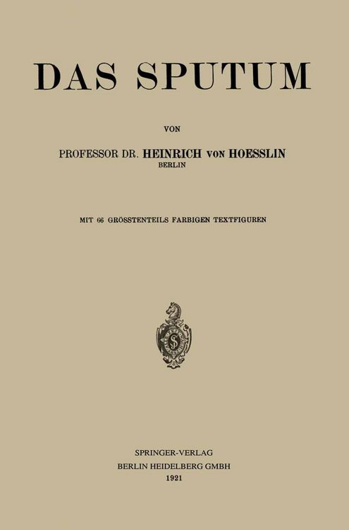 Produktbild: Das Sputum