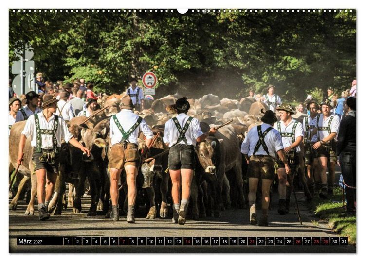 Produktbild: Faszination Allg&auml;u (hochwertiger Premium Wandkalender 2027 DIN A2 quer), Kunstdruck in Hochglanz