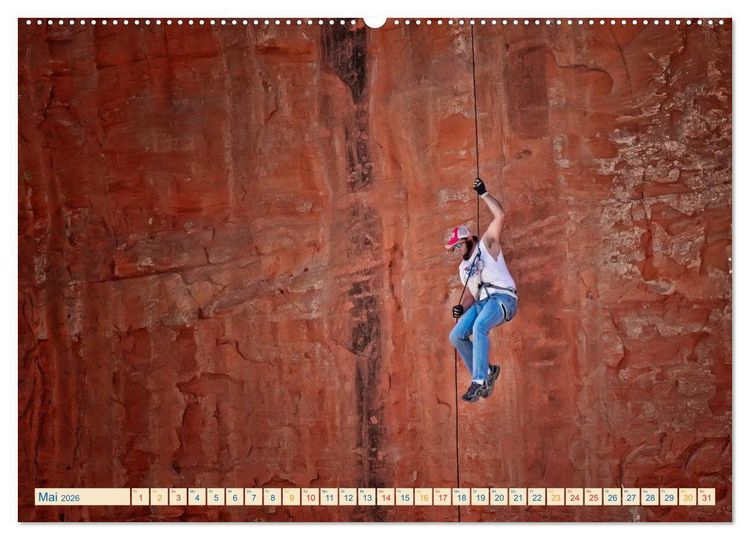 Produktbild: Bergsteigen und Klettern (hochwertiger Premium Wandkalender 2026 DIN A2 quer), Kunstdruck in Hochglanz
