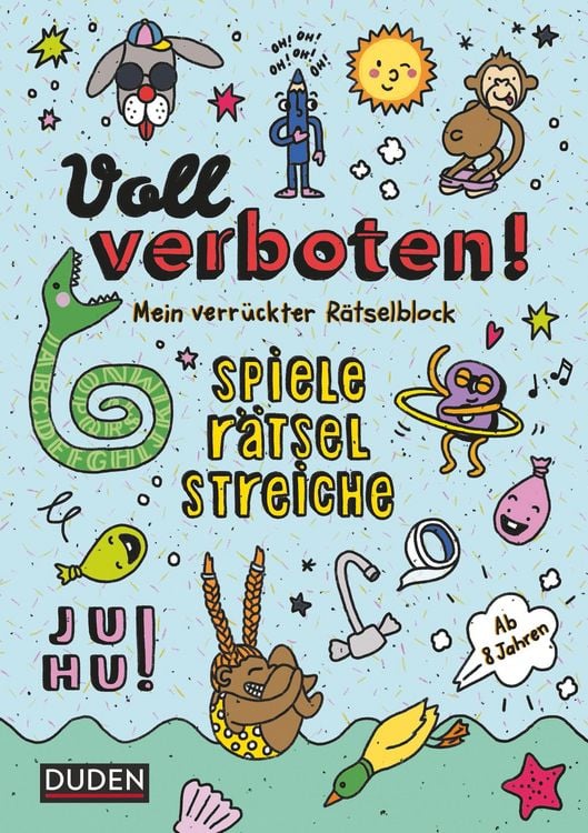 Produktbild: Voll verboten! Mein verr&uuml;ckter R&auml;tselblock 1 - Ab 8 Jahren