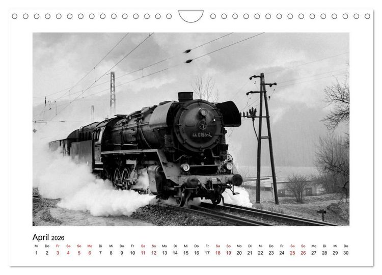 Produktbild: Baureihe 44.0 im Einsatz (Wandkalender 2026 DIN A4 quer), CALVENDO Monatskalender