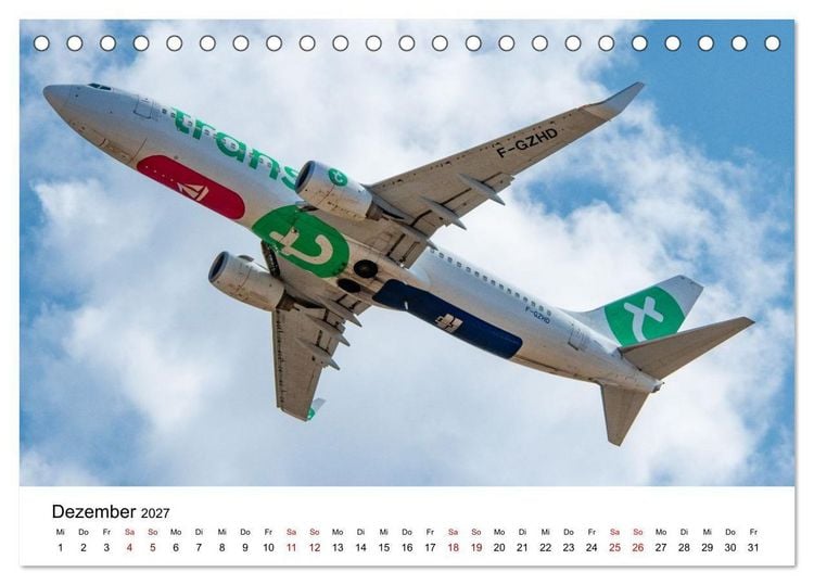 Produktbild: Boeing 737 - Die Baby Boeing (Tischkalender 2027 DIN A5 quer), CALVENDO Monatskalender