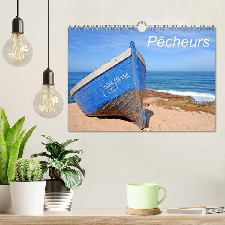 Produktbild: P&ecirc;cheurs (Calendrier mural 2026 DIN A4 vertical), CALVENDO calendrier mensuel