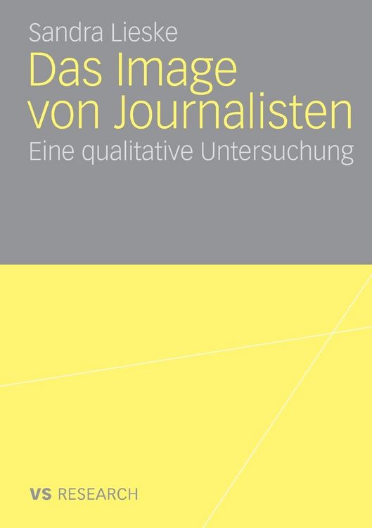 Produktbild: Das Image von Journalisten