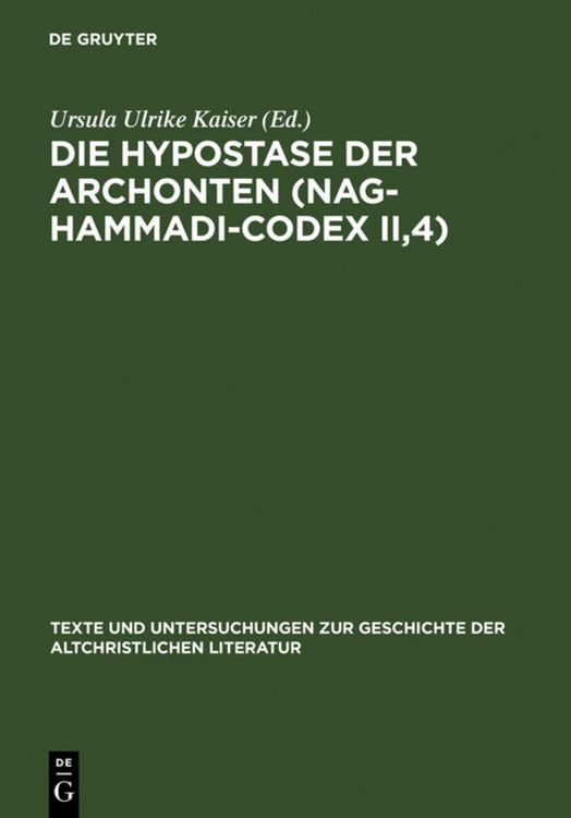 Produktbild: Die Hypostase der Archonten (Nag-Hammadi-Codex II,4)