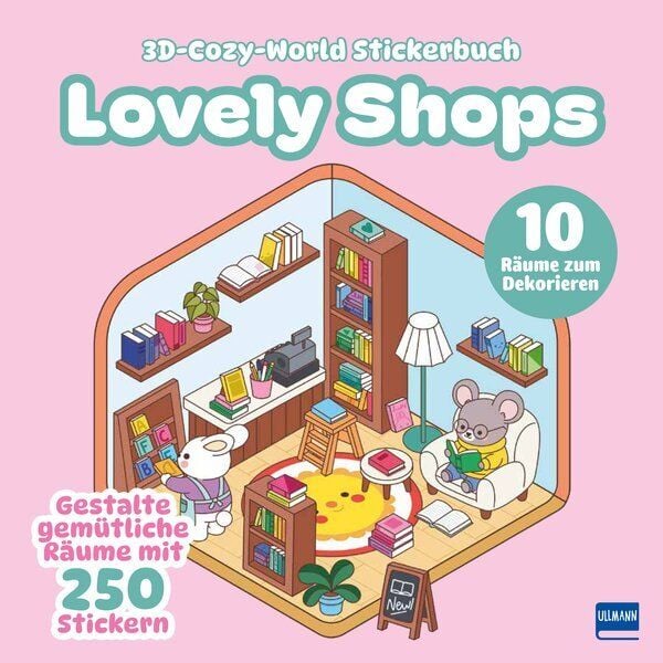 Produktbild: 3D-Cozy-World Stickerbuch - Lovely Shops