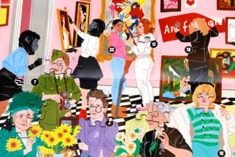 Produktbild: Die gro&szlig;e feministische Kunstparty
