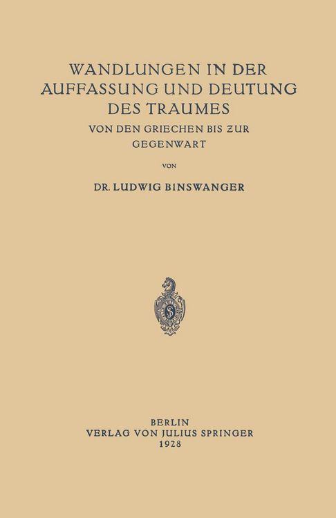Produktbild: Wandlungen in der Auffassung und Deutung des Traumes