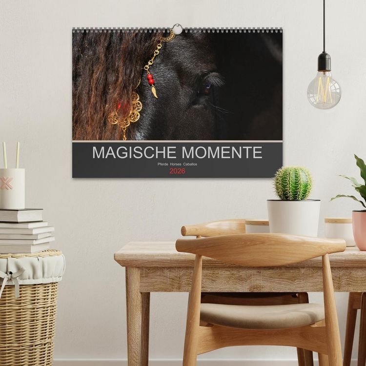 Produktbild: Magische Momente - Pferde Horses Caballos (Wandkalender 2026 DIN A3 quer), CALVENDO Monatskalender
