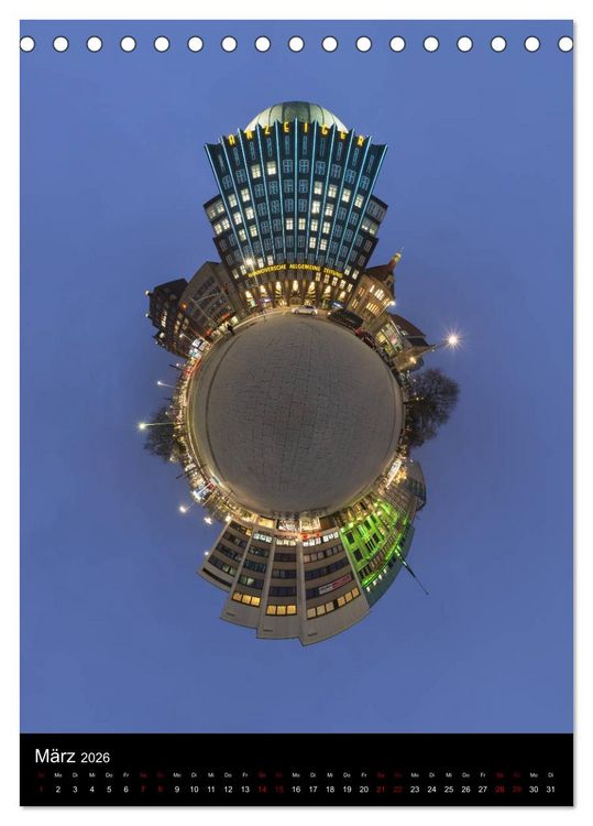 Produktbild: Planet Hannover (Tischkalender 2026 DIN A5 hoch), CALVENDO Monatskalender