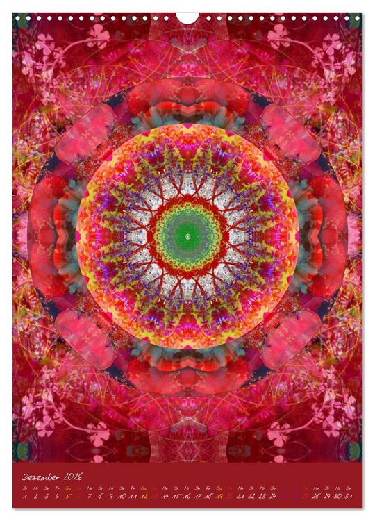 Produktbild: Bl&uuml;hende Mandalas (Wandkalender 2026 DIN A3 hoch), CALVENDO Monatskalender