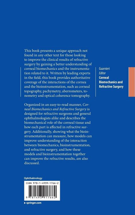 Produktbild: Corneal Biomechanics and Refractive Surgery