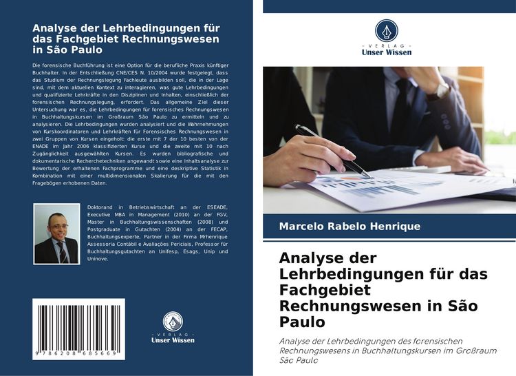 Produktbild: Analyse der Lehrbedingungen f&uuml;r das Fachgebiet Rechnungswesen in S&atilde;o Paulo