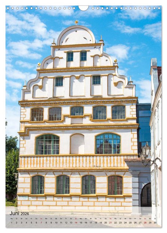 Produktbild: Historisches G&uuml;strow (Wandkalender 2026 DIN A3 hoch), CALVENDO Monatskalender