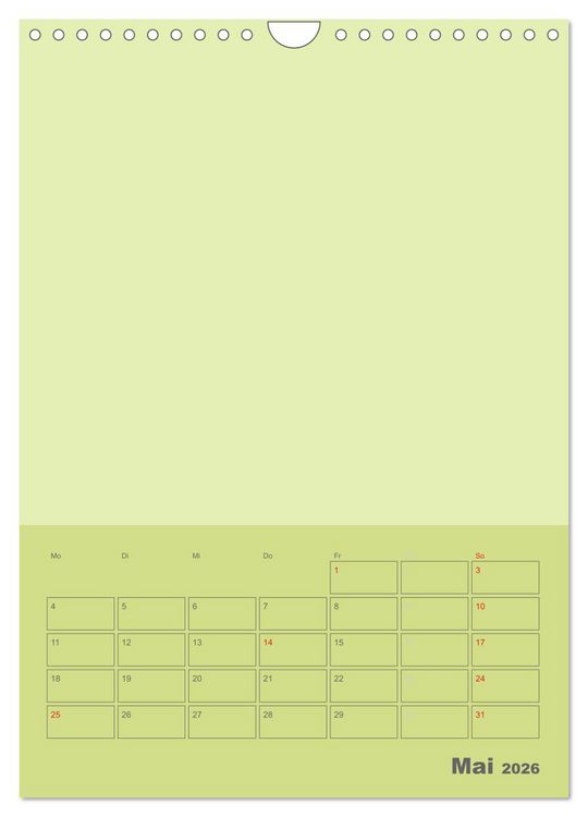 Produktbild: Bastel Terminkalender (Wandkalender 2026 DIN A4 hoch), CALVENDO Monatskalender