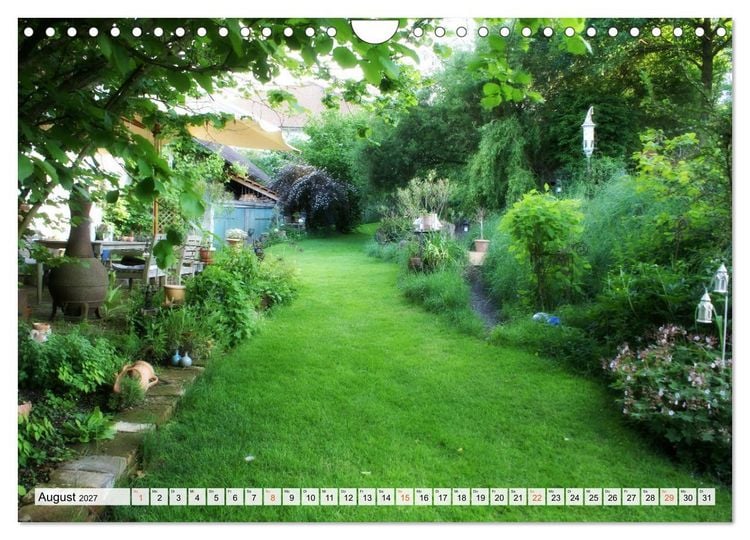 Produktbild: Momente im Garten (Wandkalender 2027 DIN A4 quer), CALVENDO Monatskalender
