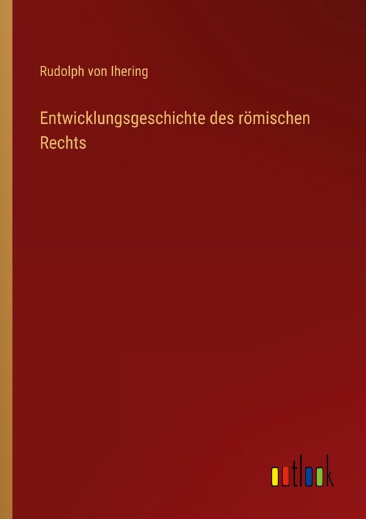 Produktbild: Entwicklungsgeschichte des r&ouml;mischen Rechts