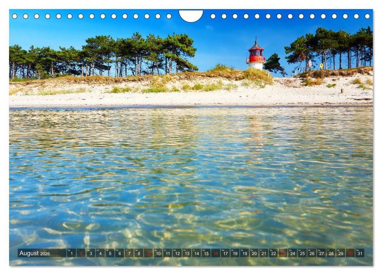 Produktbild: Sch&ouml;ne Ostsee - Impressionen &uuml;bers Jahr (Wandkalender 2026 DIN A4 quer), CALVENDO Monatskalender