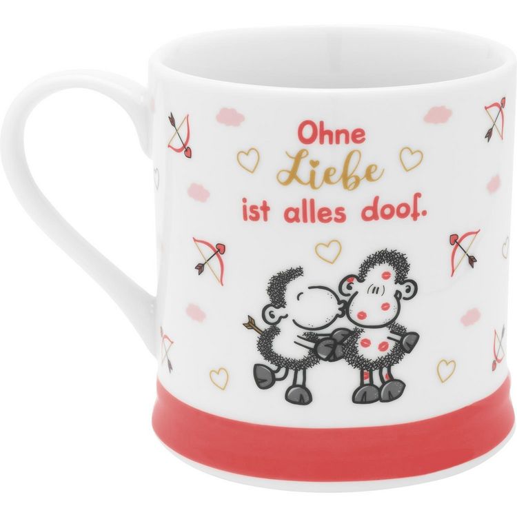 Produktbild: Sheepworld Tasse Motiv "Ohne Liebe ist alles doof"
