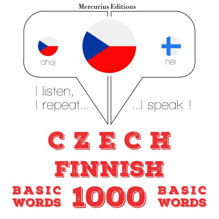 Produktbild: Če&scaron;tina - fin&scaron;tina: 1000 z&aacute;kladn&iacute;ch slov