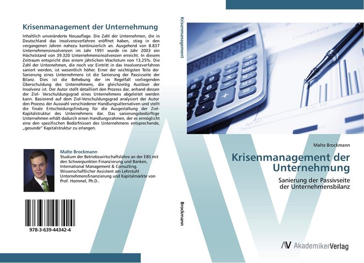 Produktbild: Krisenmanagement der Unternehmung