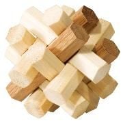 Produktbild: IQ-Test. Bambuspuzzle Doppelter Knoten