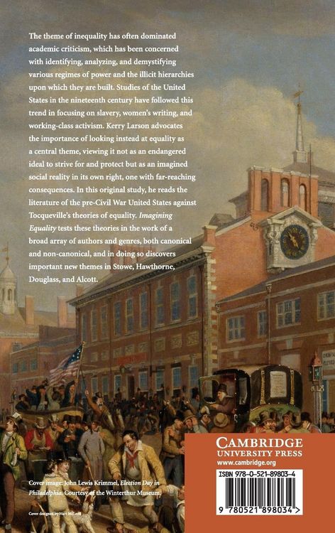 Produktbild: Imagining Equality in Nineteenth-Century American Literature