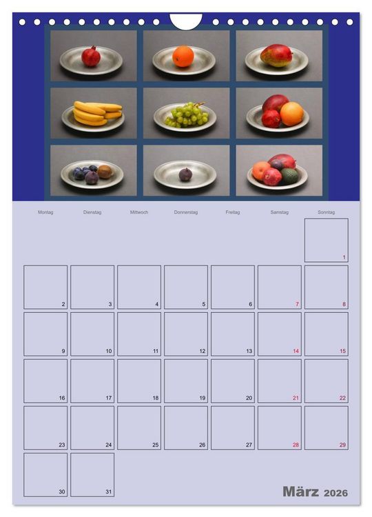 Produktbild: Food (Wandkalender 2026 DIN A4 hoch), CALVENDO Monatskalender