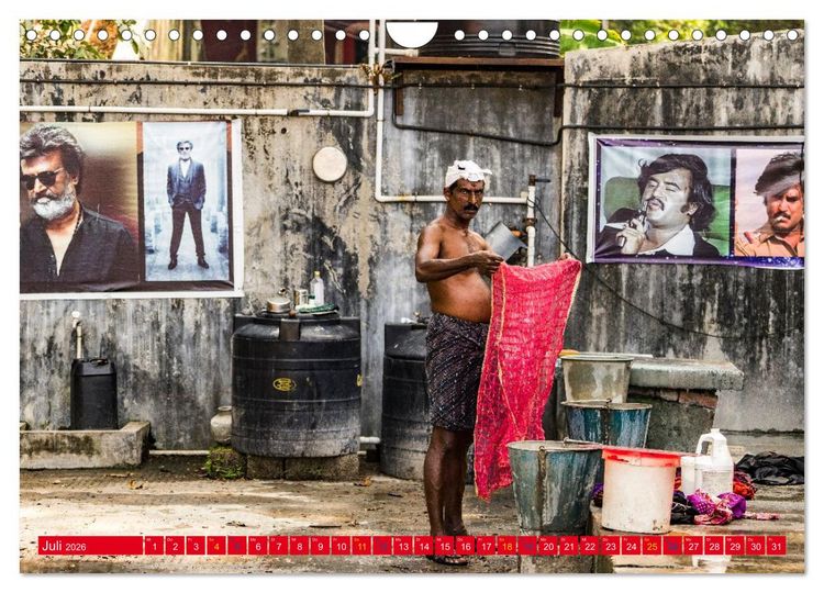 Produktbild: Indien - Der S&uuml;den (Wandkalender 2026 DIN A4 quer), CALVENDO Monatskalender
